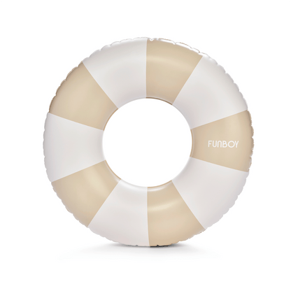 Pool Tubes for Kids: Vintage Kids Tube Float, Tan - FUNBOY