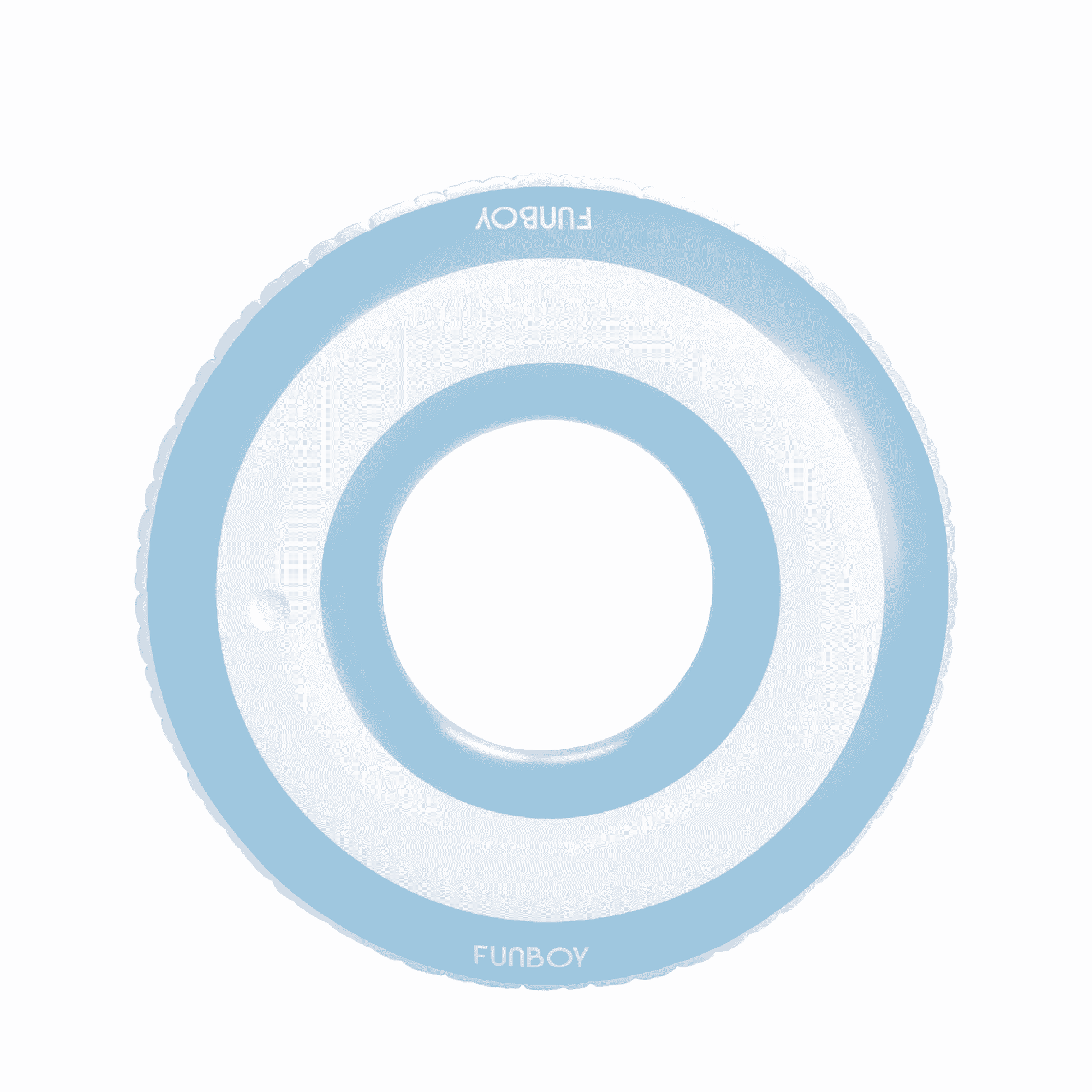 Blue & White Stripe Tube Pool Float - FUNBOY