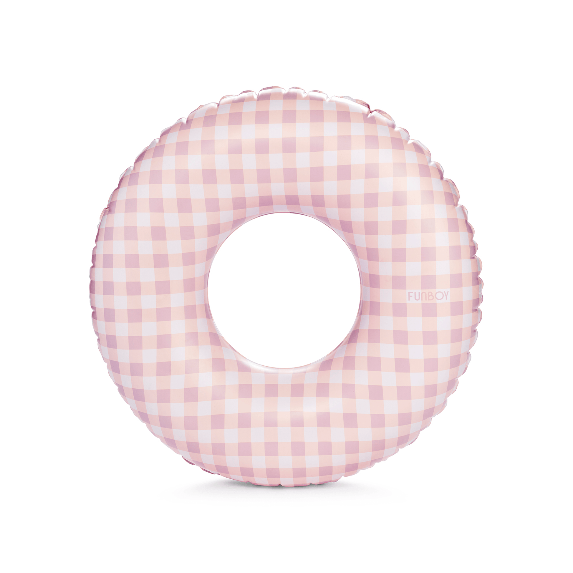 Pink Gingham Kids Tube Float - FUNBOY
