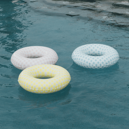 Pink Gingham Kids Tube Float - FUNBOY