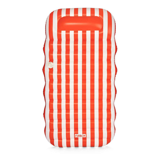 Flat Lounger Orange Stripe - FUNBOY